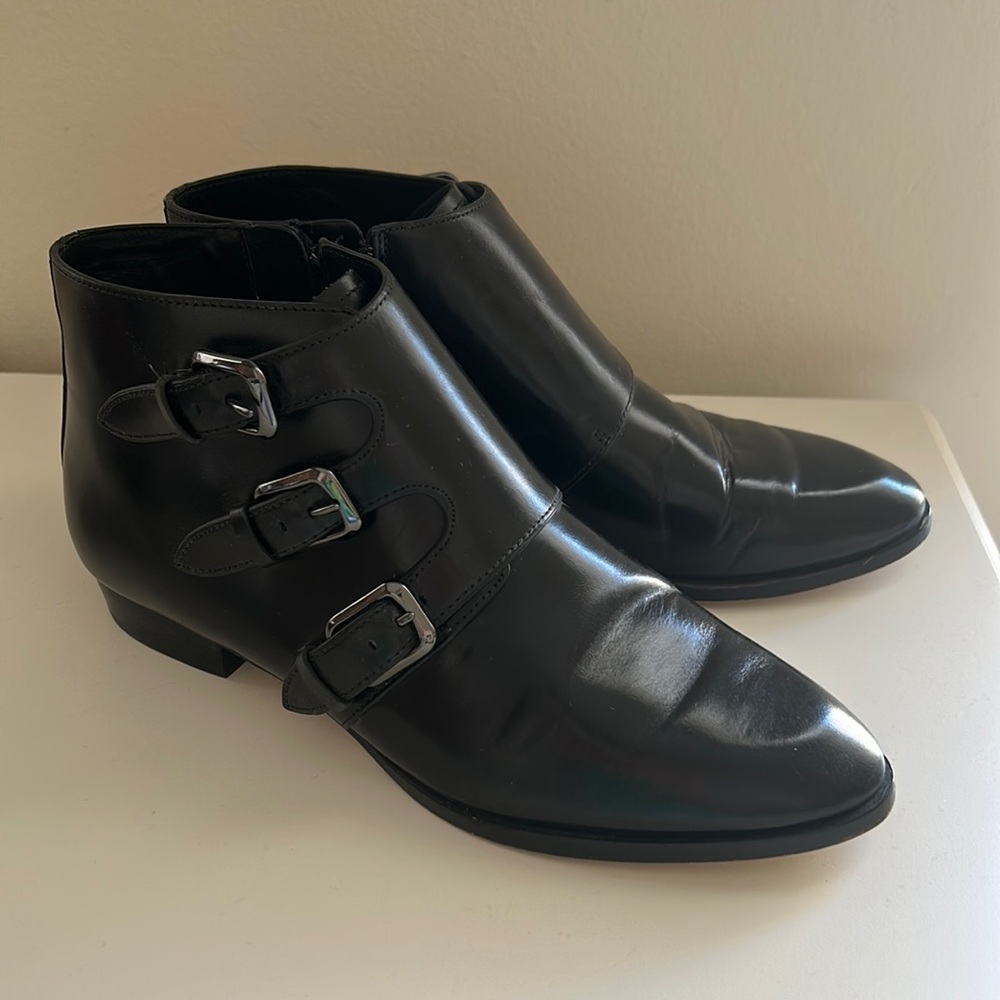Michael Kors Prudence Leather Ankle Boot